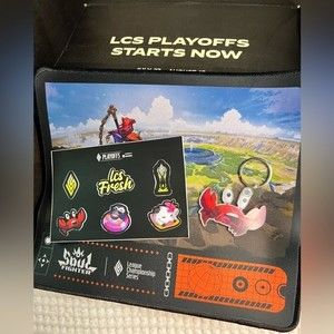 League of Legends League Championship Series Playoffs Soul Fighter Keychain BOC